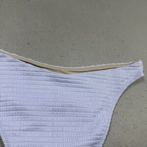 Lululemon Lavender Purple Smocked‎ Textured Bikini Bottoms High Cut Cheeky Swim